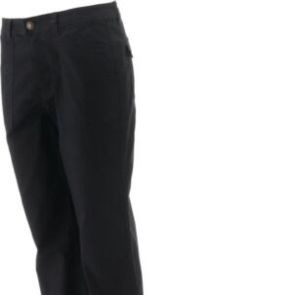 NWT LISA RINNA COLLECTION CROPPED TWILL PANTS BLACK 8 - Picture 3 of 10